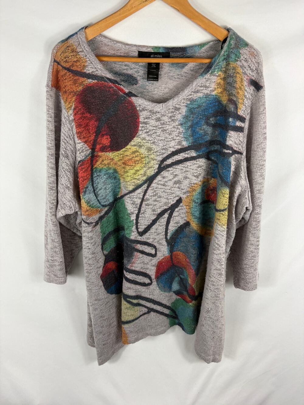 Ali Miles Patterned Top Size 3X
